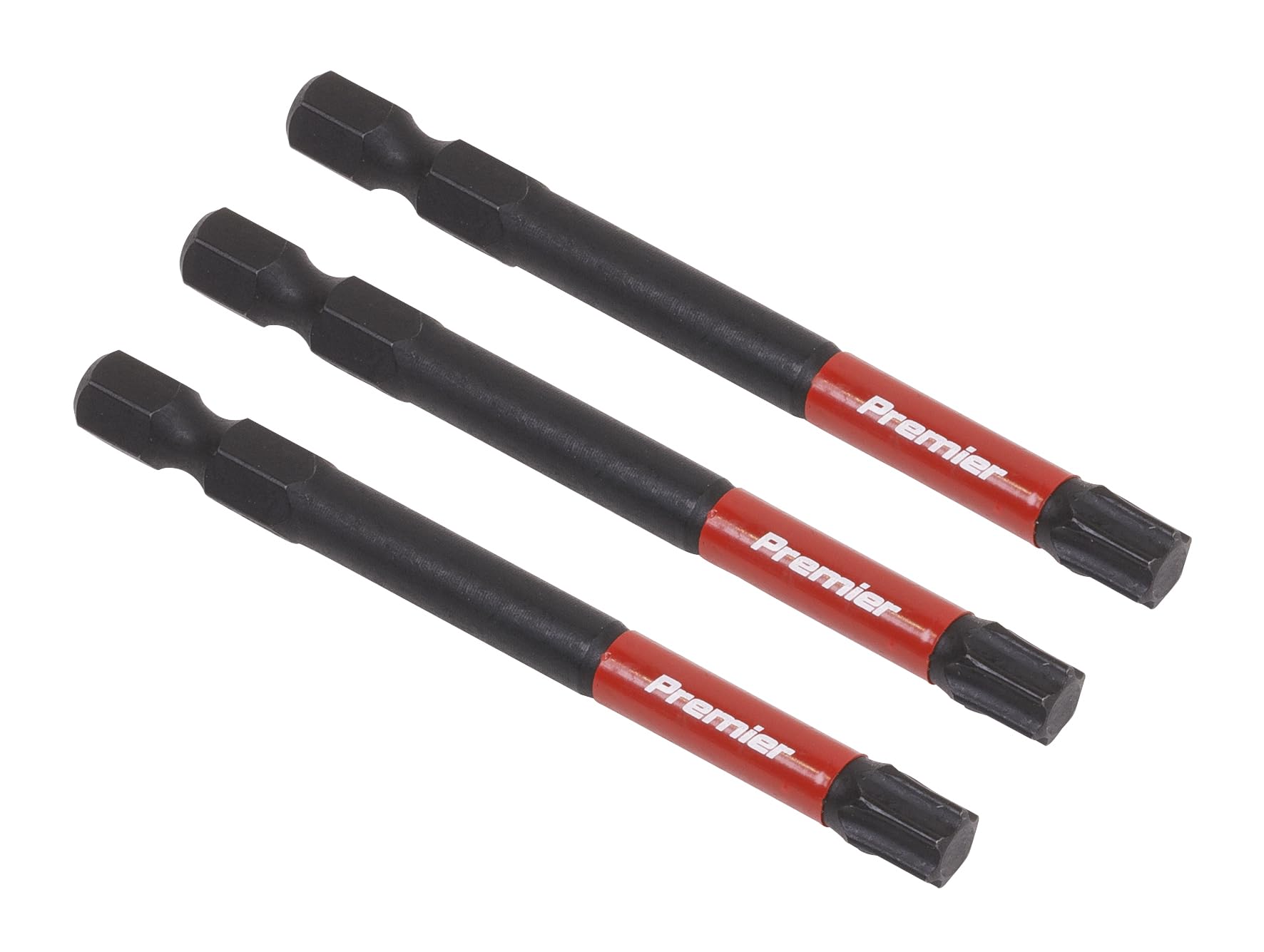 Sealey TRX-Star* T40 Impact Power Tool Bits 75mm - 3pc