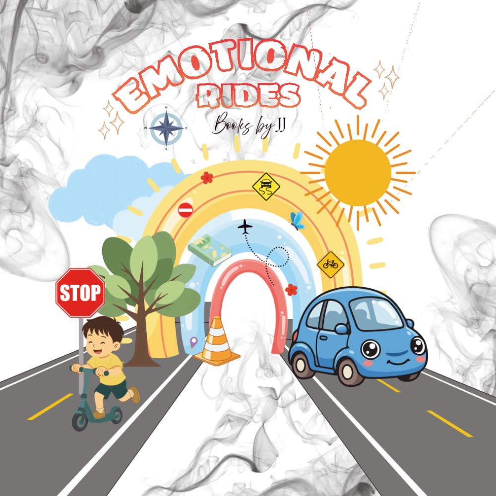 Emotional Rides: Cars, Trucks, Planes, and Fun Rides Showing Different Emotions