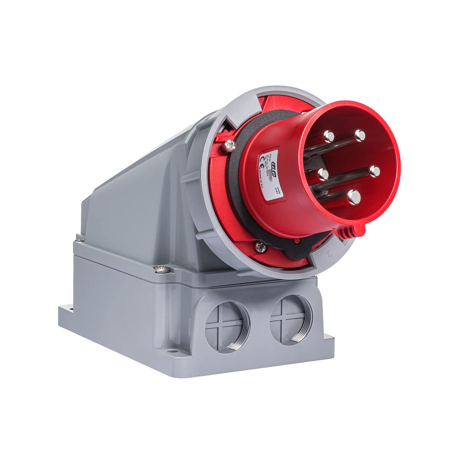 PC eLECTRIC 03673 fiches peintures murales basse tension, Code heure 6, IP67 – 63 a-​3p + N + T-​200/​346 240/​415 V