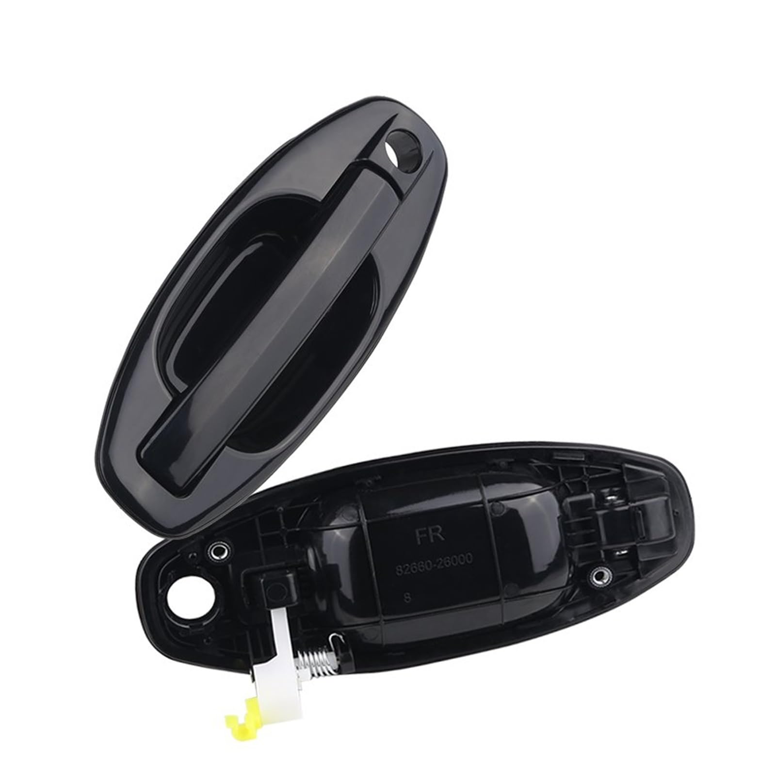 Xdworuw for Hyundai for Santa for Fe 2001 2002 2003 2004 2005 2006 82650-26000 82660-26000 4 Doors Car Outside Handle Bowl Door Handle Exterior Cover(Front Right)