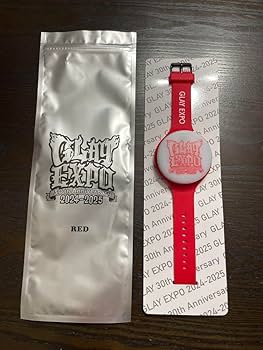 Amazon.co.jp: GLAY EXPO 2024-2025 LEDリストバンド RED