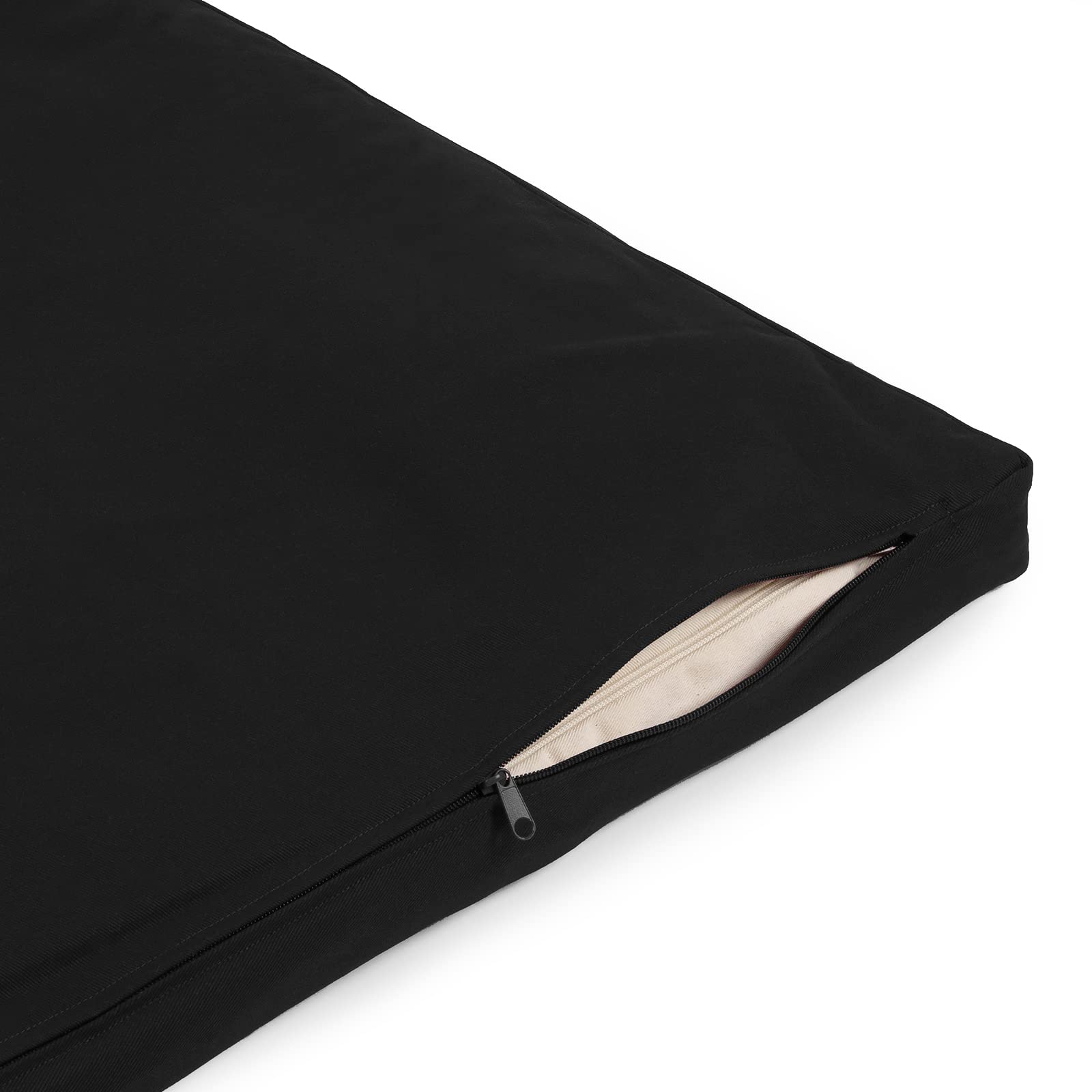 Yoga Studio European Organic Zabuton Meditation Cushion (Black)