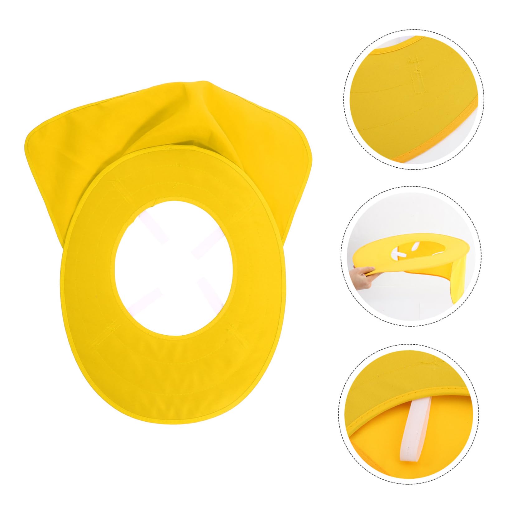 Artibetter 4piezas Sombrero De Seguridad Protección Solar y Cortina para Cuello Accesorio para Casco De Construcción y Jardinería Sombrero Duro Visera y Brim para Trabajos Al Aire