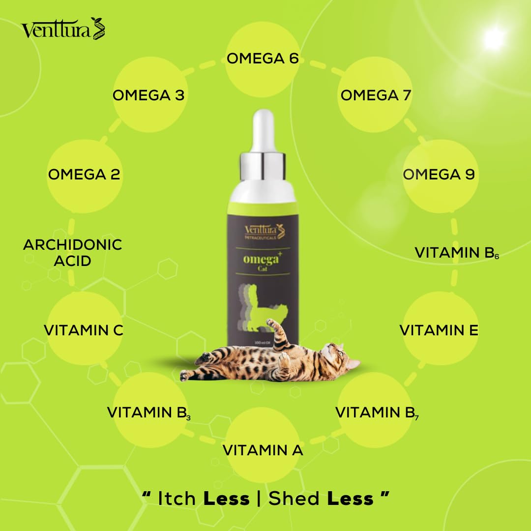 Venttura Petraceuticals Omega Cat Supplement 1