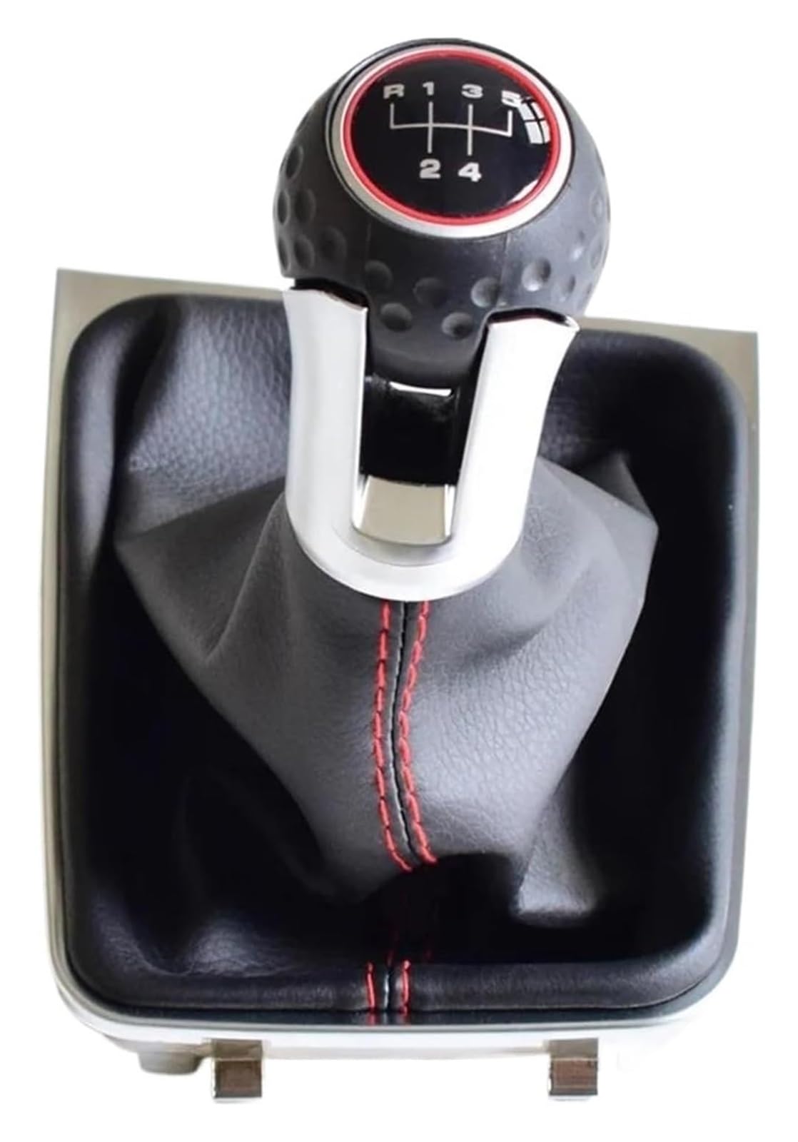 FNCVTM Car Gear Knob for VW for Golf 7 A7 MK7 for GTI GTD 2013-2018 Car 5 6 Speed Gear Stick Level Shift Knob with Leather Boot LHD
