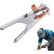 Welder Ground Clamp Heavy Duty Thickened Cable 300A/500A Capacity
