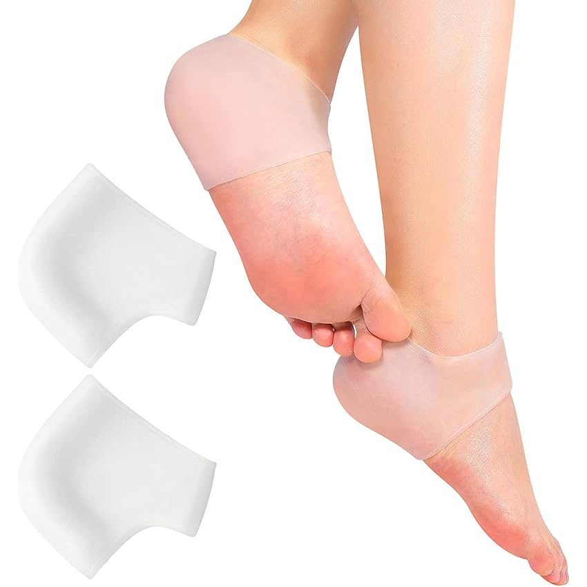 Immagine del prodotto Pinkiou manicotto protettore tallone in silicone protezione idratante tallone protettiva