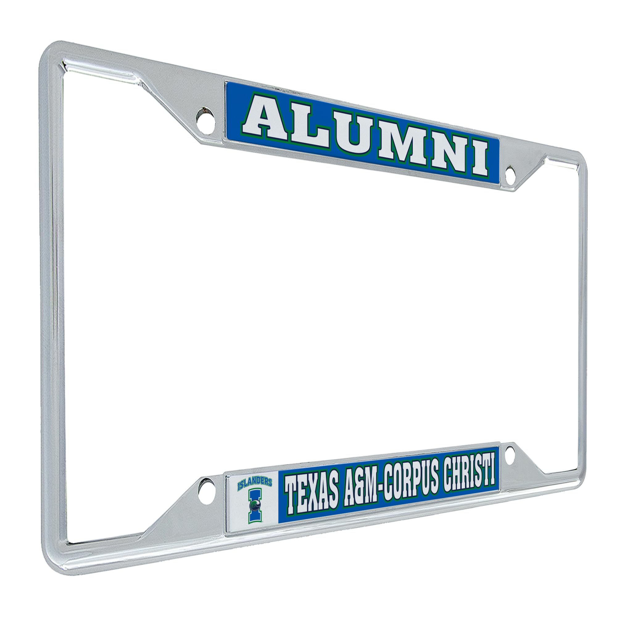 Desert Cactus Texas A&M University Corpus Christi Car Accessories Islanders Metal License Plate Frame and Tag Holder for Front or Rear of Car (Alumni)