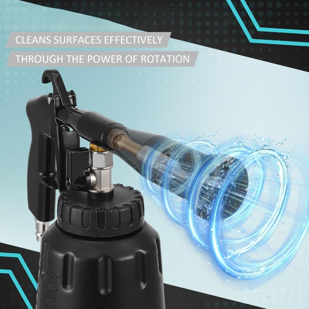 Pistolet De Nettoyage à air comprimé avec kit d'accessoires,pistolet de nettoyage,nettoyeur à air comprimé,nettoyeur d'intérieur,de lavage soufflage automobile