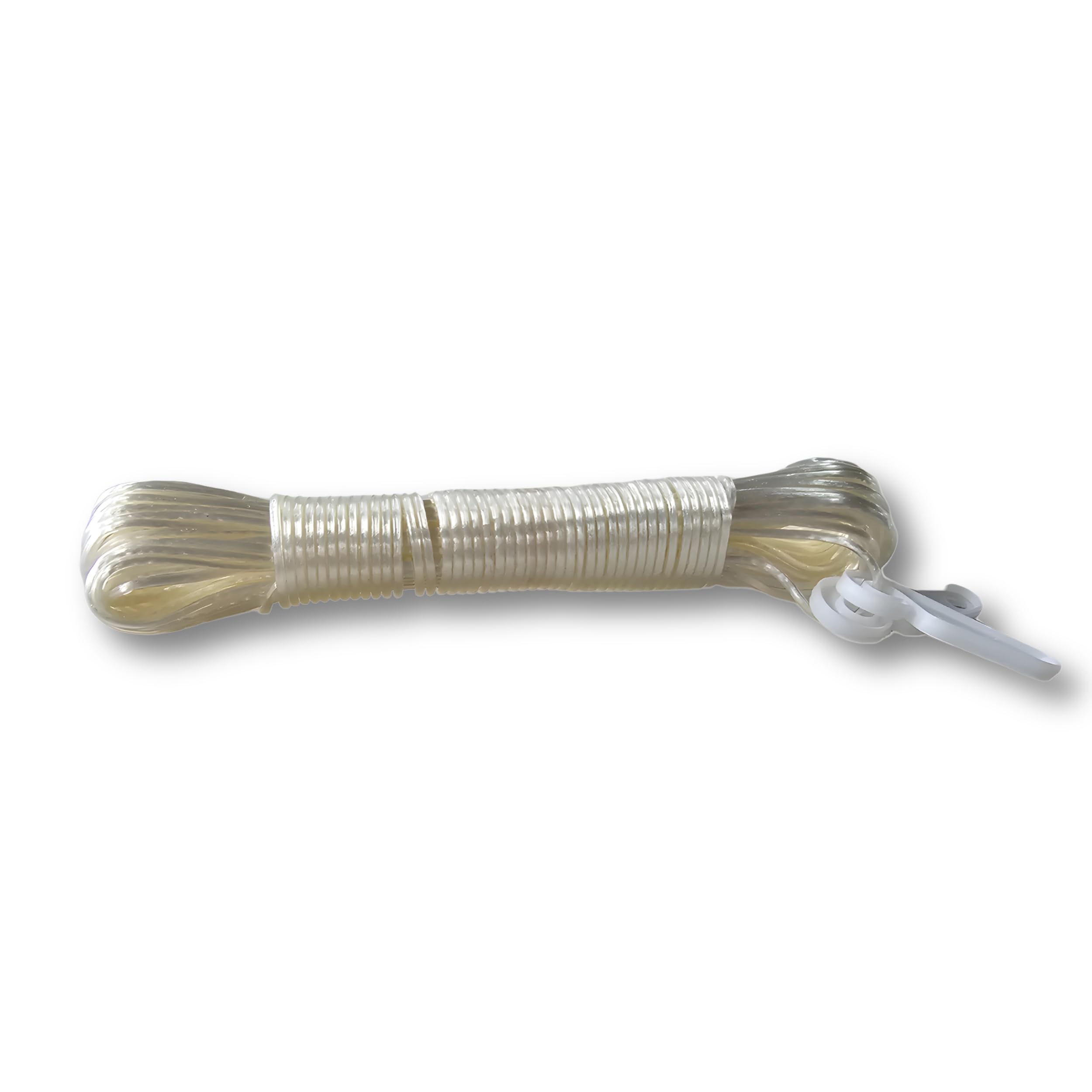 PARENCE.- Nylonowy stojak do suszenia 20 m/Mocny i stabilny drut napinający - 20 m x 3 mm, na zewnątrz w losowym kolorze