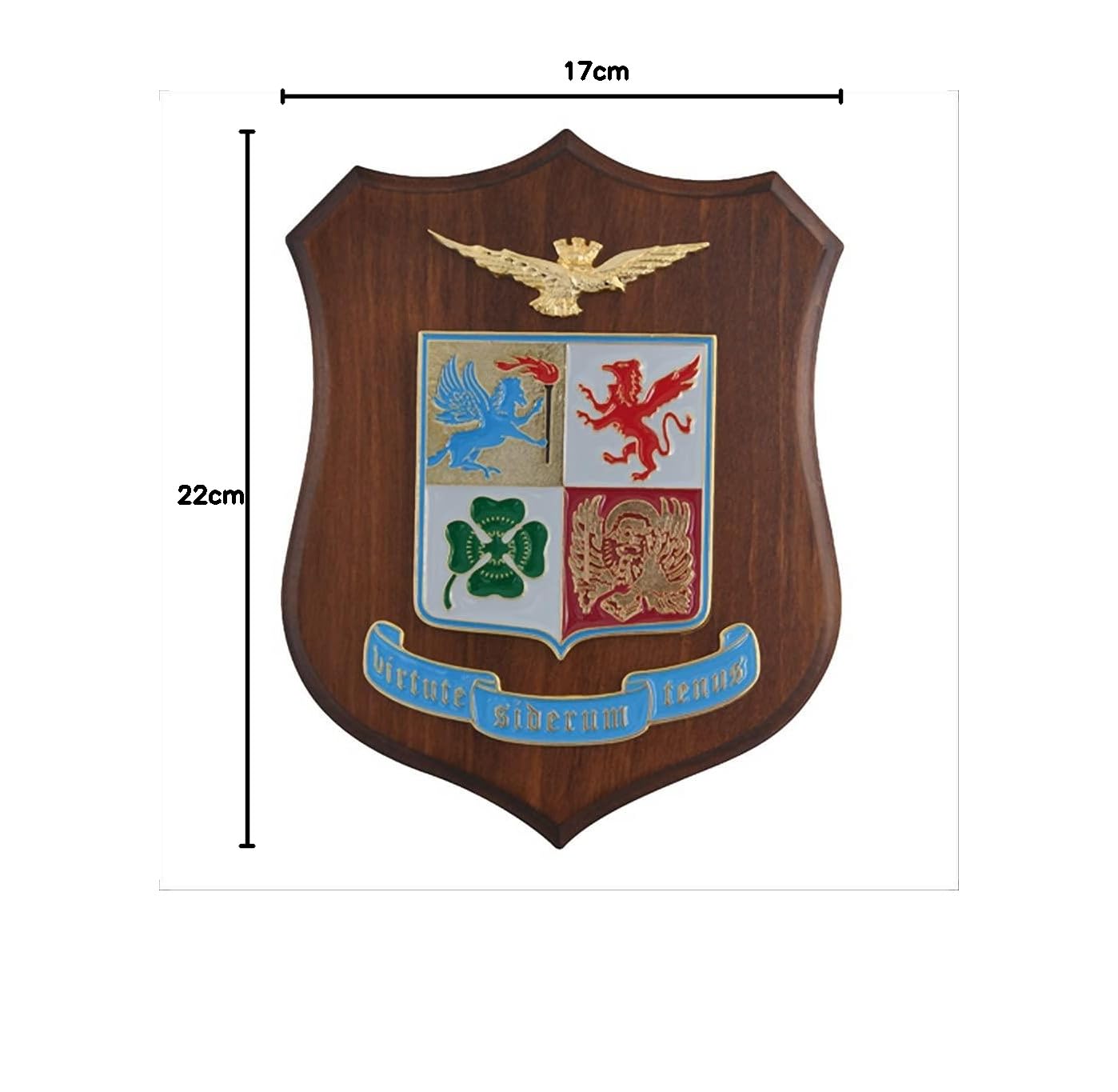 official product Crest Compatibile con Aeronautica Militare ARALDICO con Stemma 22 X 17 CM