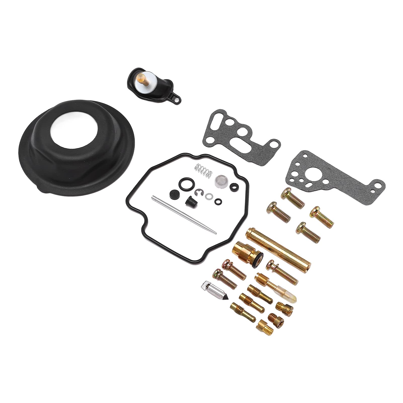 Kit di Riparazione di Ricostruzione del Carburatore Carb Kit di Ricostruzione di Riparazione di Revisione del Carburatore con Guarnizione per Vmax V‑MAX 1200 1985-2007