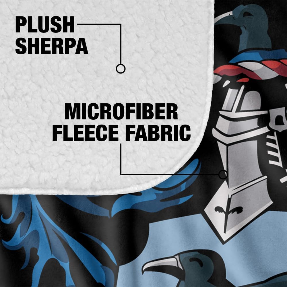 Harry Potter Blanket, 50"x60", Ravenclaw Crest 1 Silky Touch Sherpa Back Super Soft Throw Blanket - Image 4