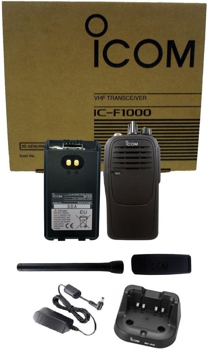 6 Pack of ICF2000 UHF Analog Two Way Radios