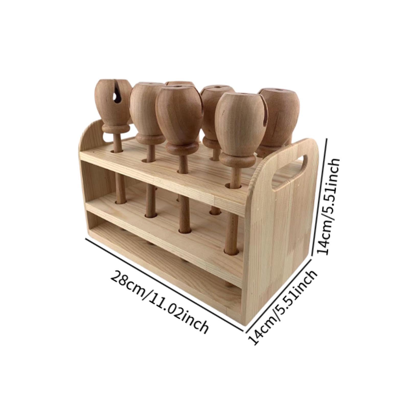 Generic 8X Maracas de Madera pintadas a Mano Instrumento Musical Maracas de Arena para Fiesta KTV