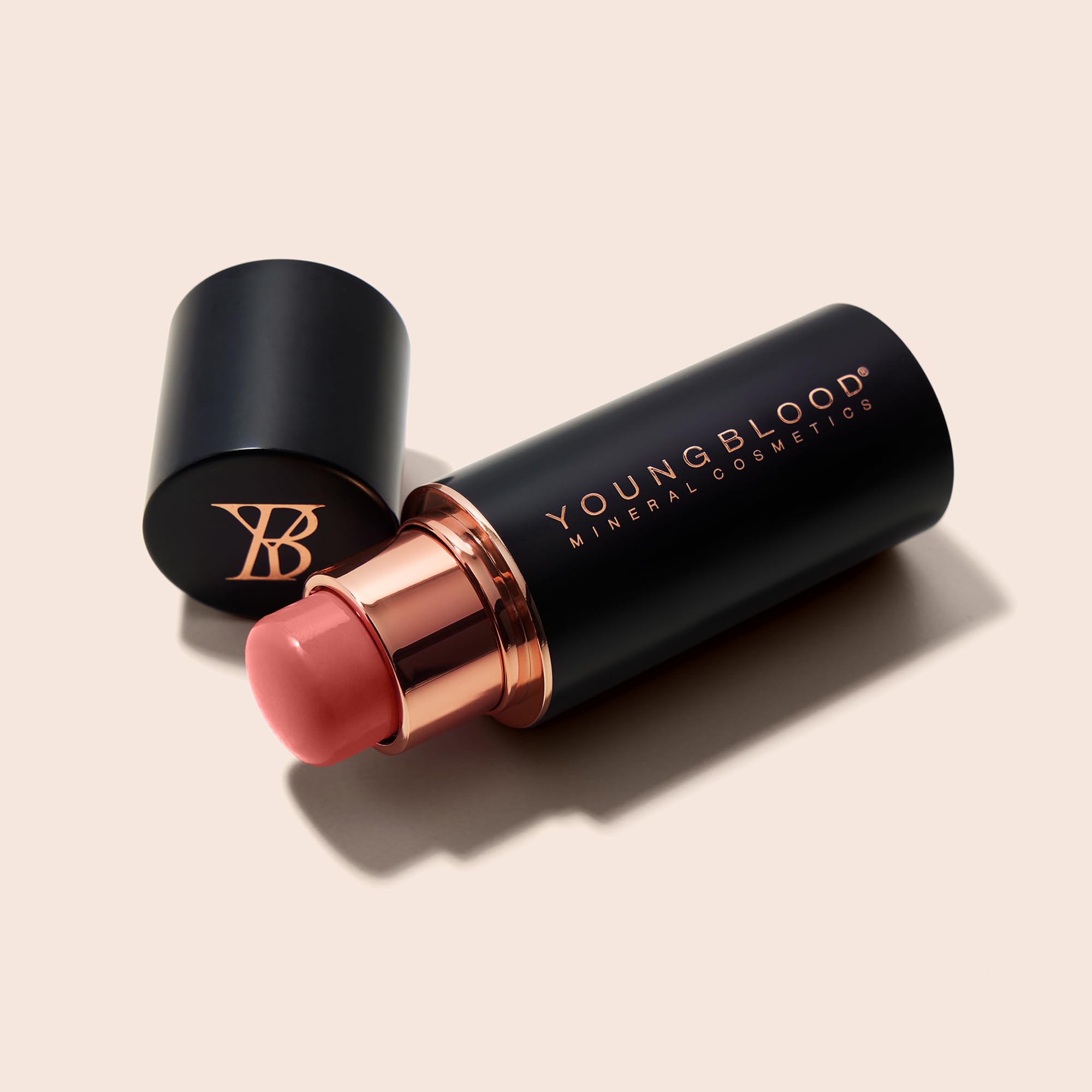 Vivid Luxe Creme Blush Stick - Pink Prosecco by Youngblood for Women - 0.32 oz Blush, 9.6 ml (Pack of 1) - Image 2