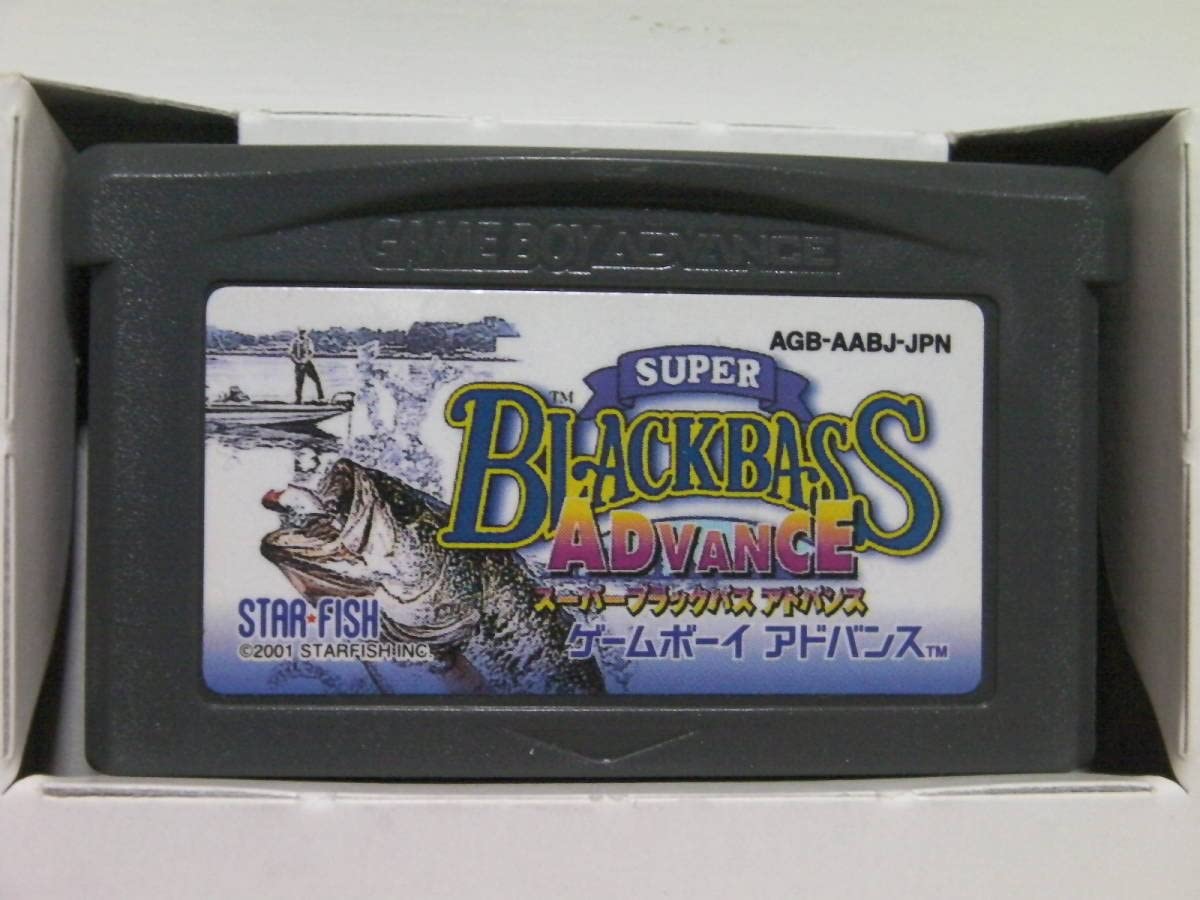 Amazon.co.jp: GBA スーパーブラックバスアドバンス（箱説付き）Super