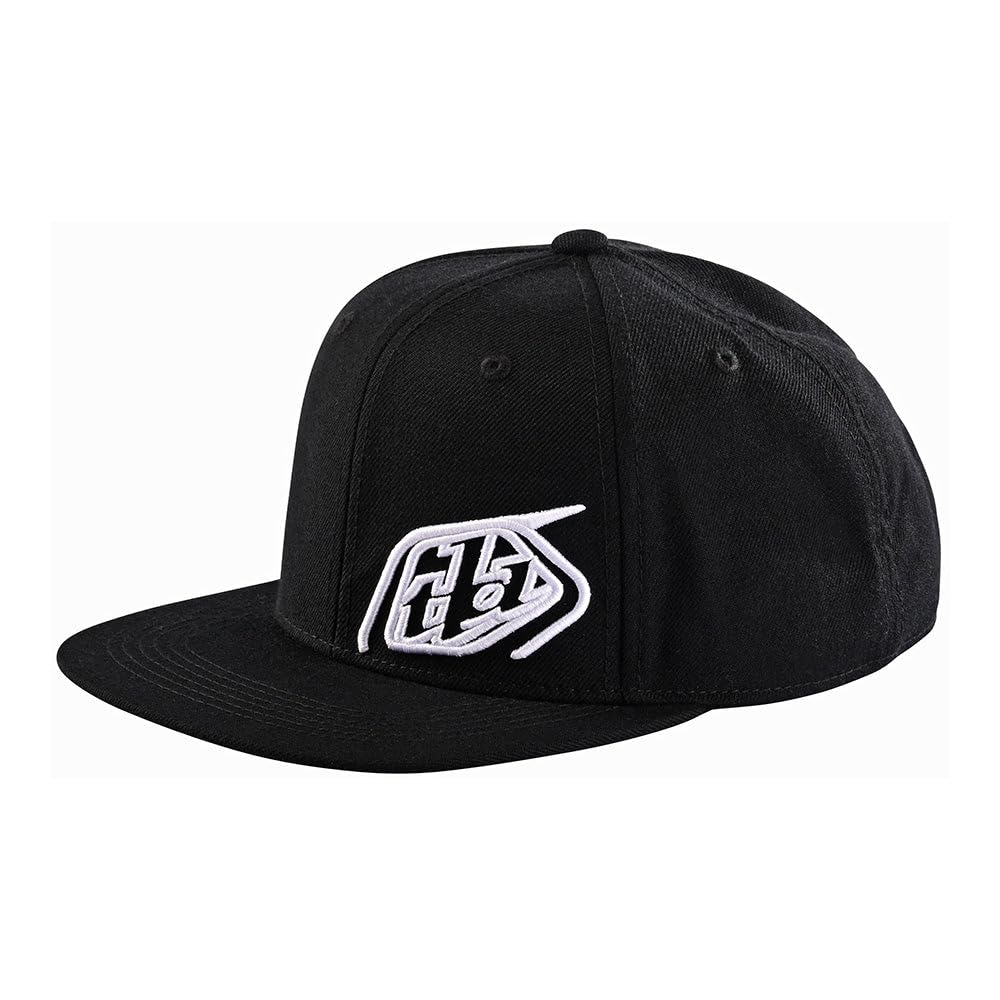 Troy Lee Designs Cappello Snapback Slice hat, Nero Bianco, Taglia unica