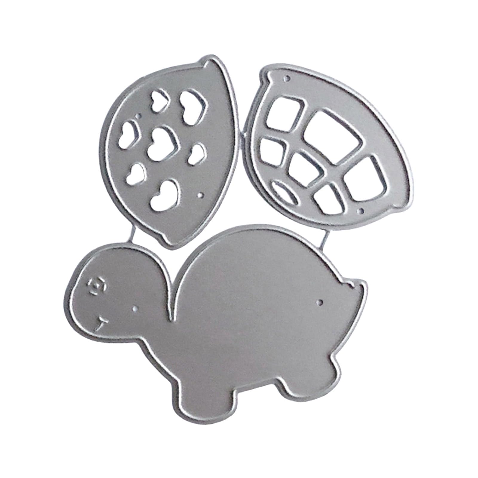 hogtnd Turtle Cutting Dies Embossing Stencils Cutting Stencils Turtle Metal Cutting Dies for Scrapbooking Card Scrapbook Decoration Turtle Cutting Dies Metal Cutting Dies