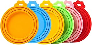 Can Covers Silicone Pet Food Can Lid Covers Food Grade Silicone Pet Can Lid Universal Food Cover for Dog Cat Can Food Fits All Standard Size Dog and Cat Can Tops-Silicone Pet Can Cover