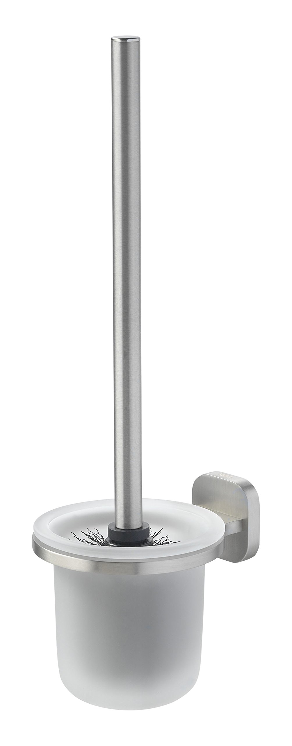 Tiger Stainless Steel Brushed Ramos Toilet Brush And Holder,