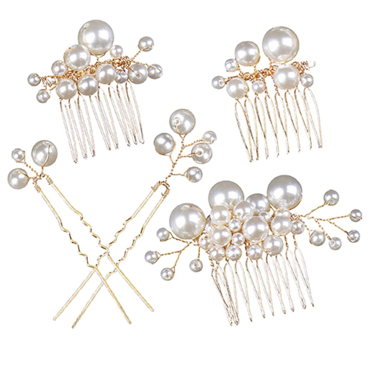 FOMIYES 25stücke Braut Haarschmuck Mit Perlen Elegante Haarspangen Kämme Für Hochzeiten Brautjungfern Und Besondere Anlässe Stilvolle Haaraccessoires Für Frauen Und Mädchen