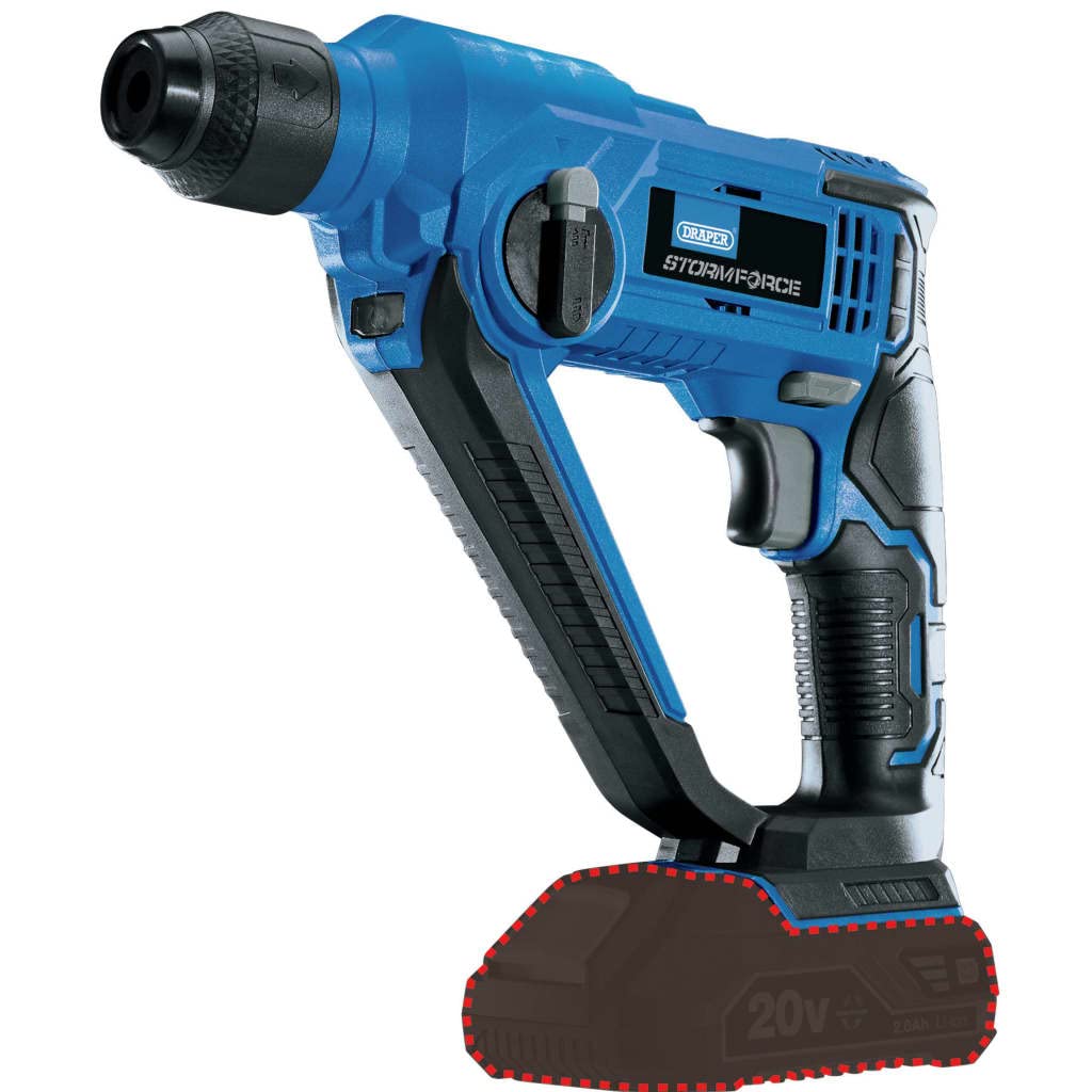 Draper 89512 Storm Force 20 V SDS+ młot obrotowy wiertarka udarowa