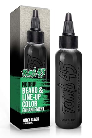 Tomb 45 NODRIP Enhancement Color | معزز الشعر للحية وتشكيلها | رذاذ حشو خط الشعر المقاوم للماء | بطانة لحية الحلاق لتصفيف الشعر السميك والكامل | منتجات العناية بالرجال