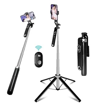 ❣️匿名配送❣️自撮り棒 スマホスタンド 小型 三脚 Amazon | 自撮り棒 スマホ 三脚 じどり棒 四脚 コンパクト【超長