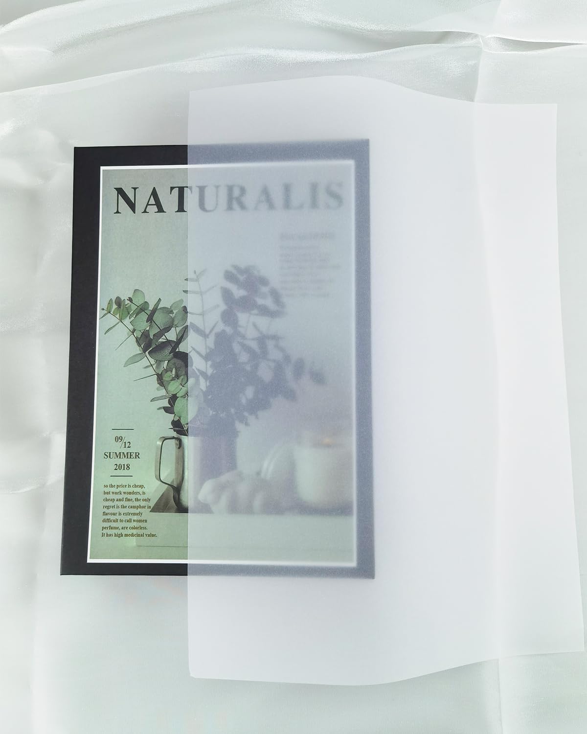 Carta Velenina Bianca A4 - 200 Fogli 21x30 Cm Per Lavoretti, Pompon, Fiori Di Carta E Decorazioni - Foto 4