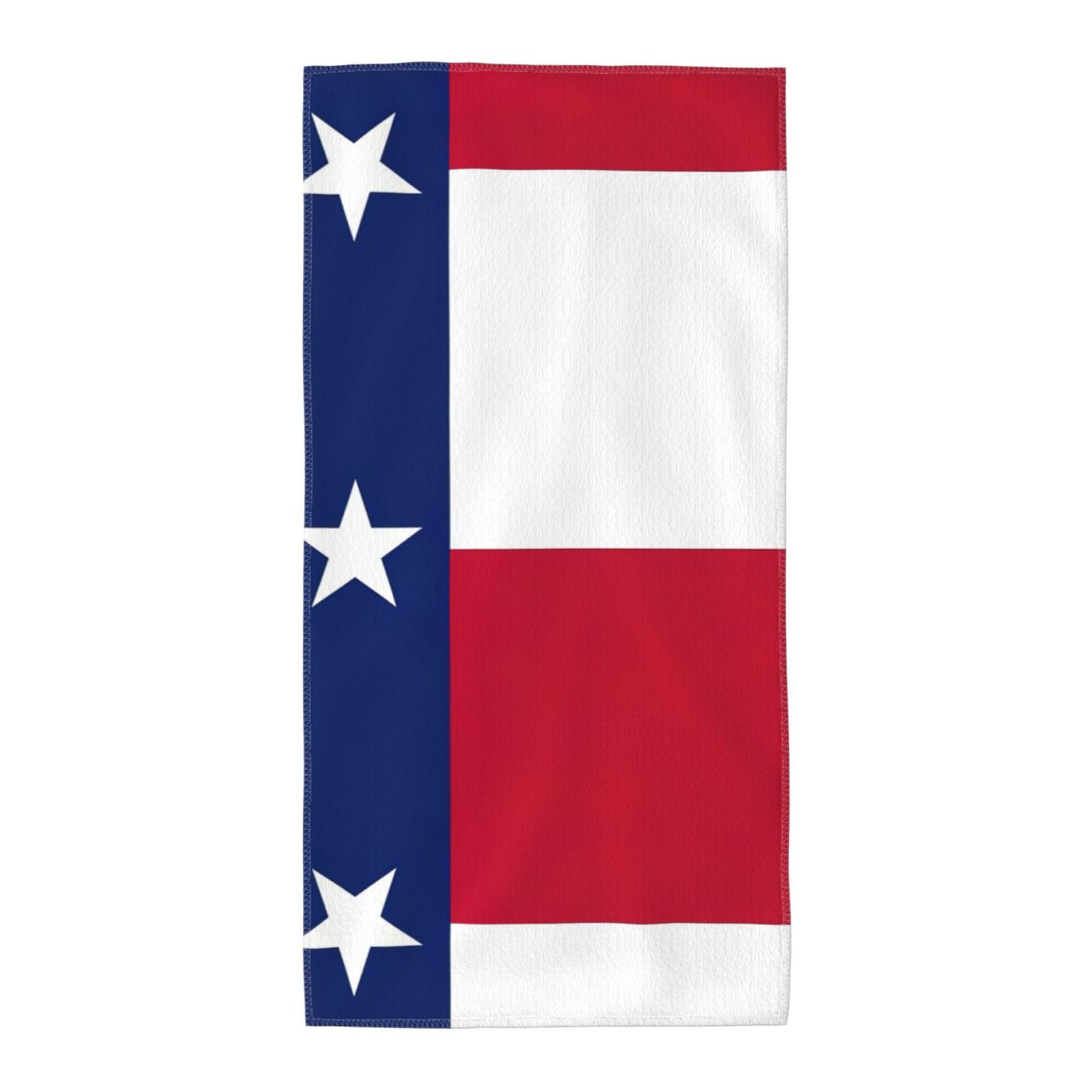 DIEzig Texas State Flag Fashion Printed Long Bath Towel For Pool Side Seaside Holiday