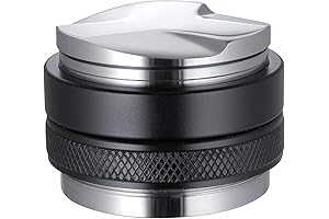 53mm Professional Espresso Hand Coffee Tamper and Distributor Duo for Breville Portafilter, Adjustable Depth