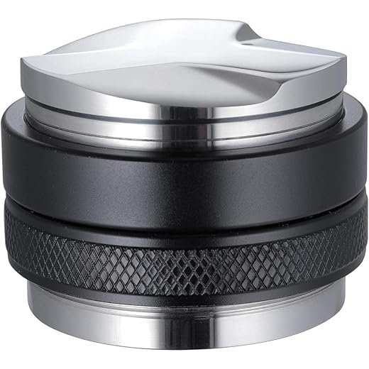 53mm Coffee Distributor & Tamper, MATOW Dual Head Coffee Leveller Fits for 54mm Breville Portafilter, Adjustable Depth- Professional Espresso Hand Tampers