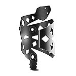 Portland Design Works Water Bottle Cage - Lightweight Water Bottle Holder for Bikes, RATTLESNEK KEJ, Black - Left Opening