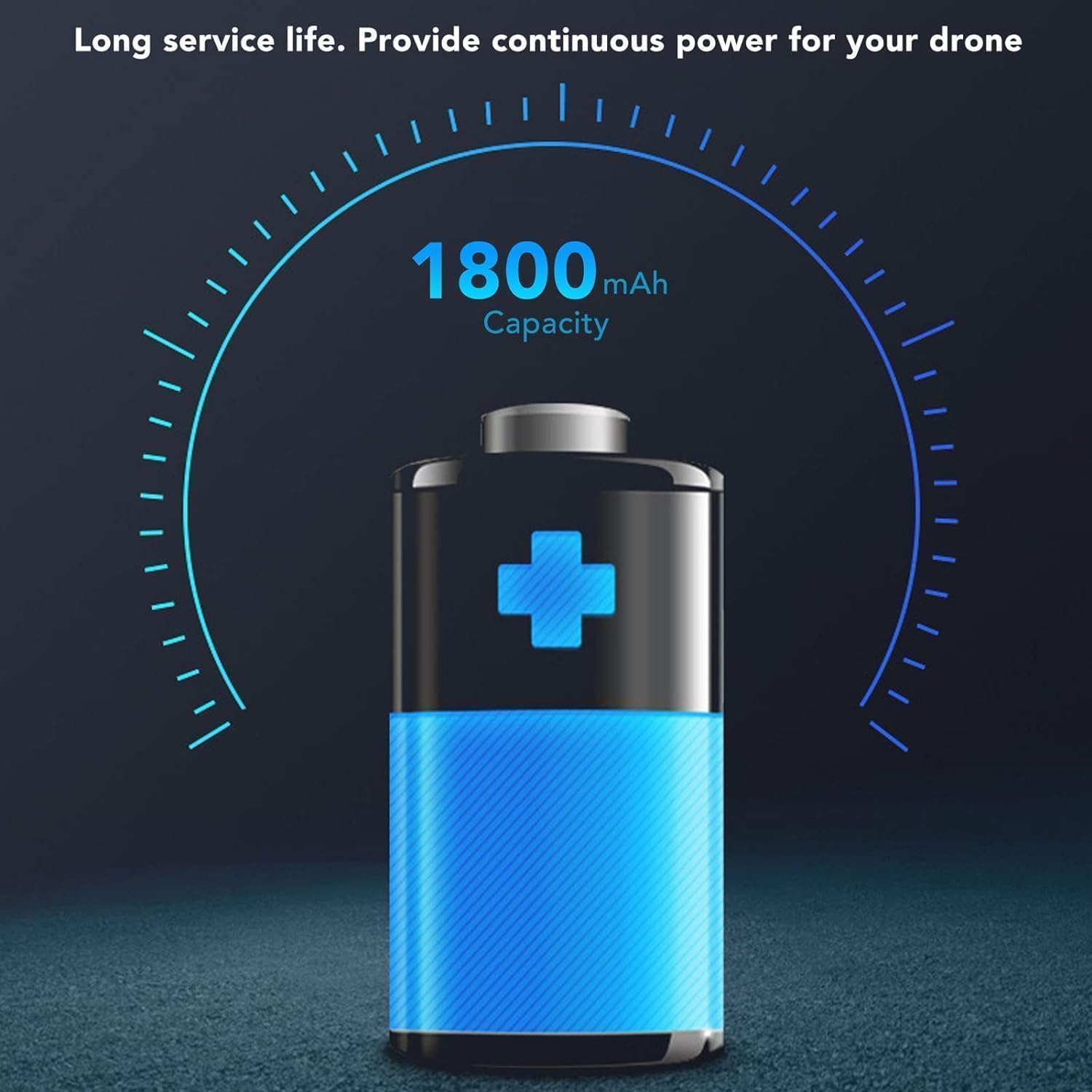 JULII ENTERPRISE Rc Drones Lithium Battery 850mAh 1200mAh UAV Replacement Battery rC Drone Accessories for E58 L800 jY019 s168 X PrO Easy Installation - Image 6 thumbnail