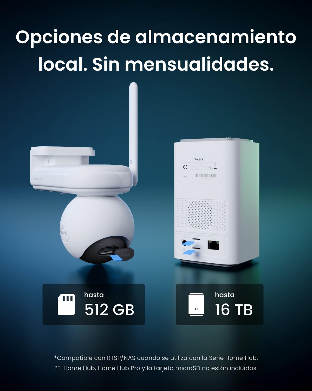 Reolink Altas PT Ultra, 4K Camara Vigilancia Exterior Solar, Batería Recargable de 20000 mAh, Visión Nocturna ColorX, Vigilancia de 360° con Seguimiento Automático, 8MP PT Cámara con Wi-Fi 6