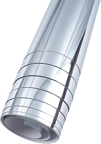 Espejo autoadhesivo, 20 x 40 pulgadas, hojas de espejo flexibles cuadradas de acrílico, no adhesivas, azulejos de espejo de plástico, azulejos de