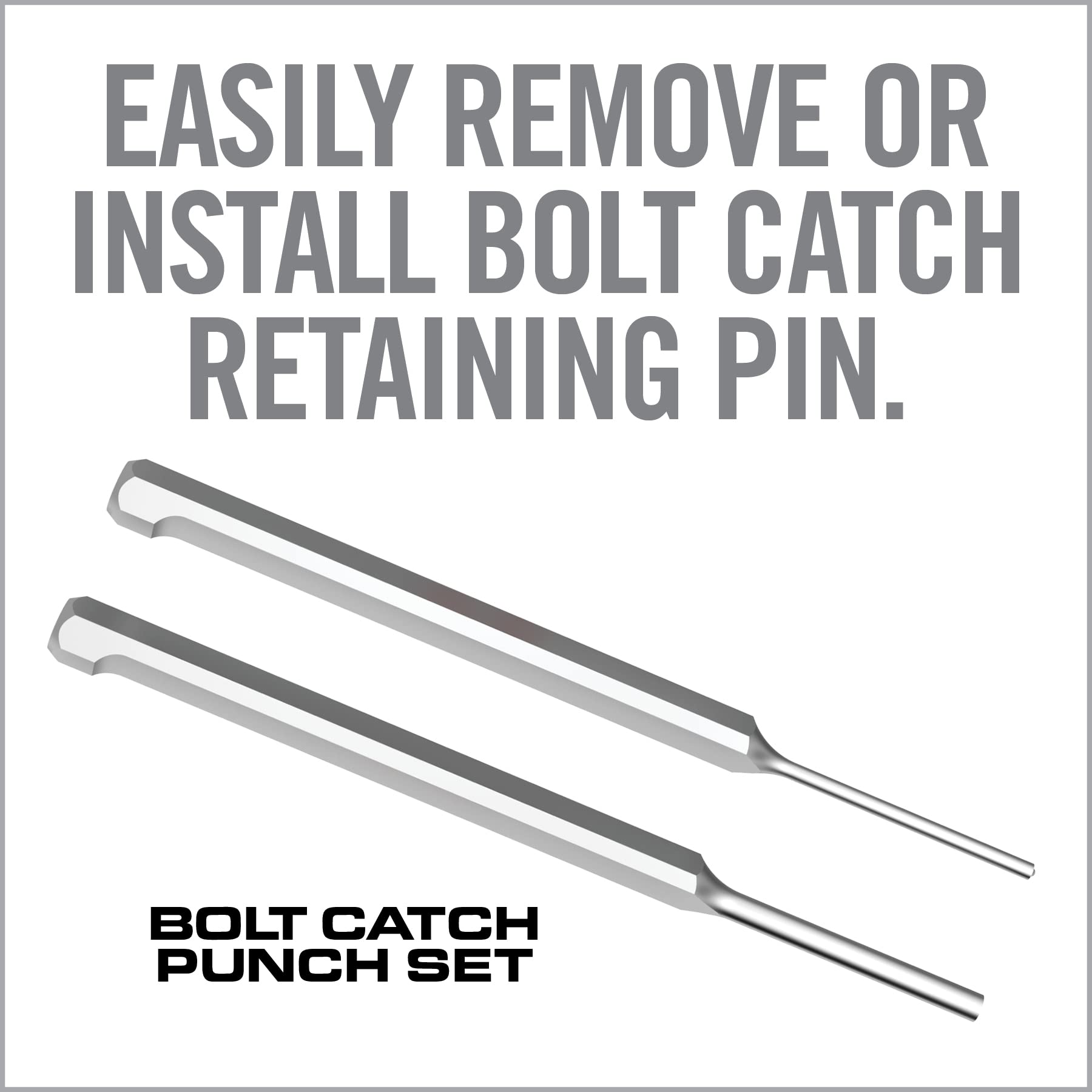 Real Avid AVBCPS Bolt Catch Punch Set Stainless Steel Gunsmithing Tool