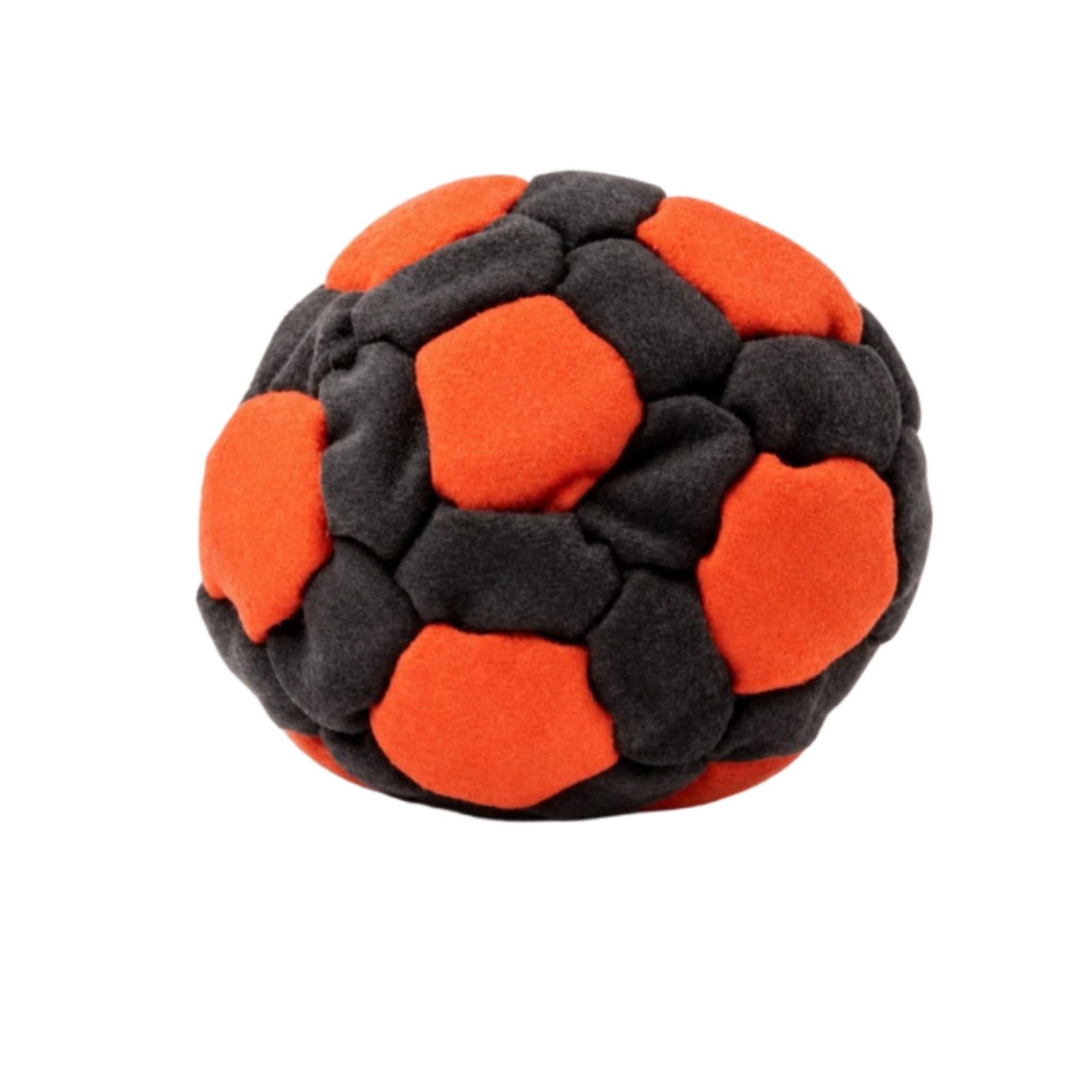 Hacky Sack,Compact Size Footbag,Soft-Touch Finish Kick Ball,Training Sessions Soccer Hacky Sack,Plush Footbag,Vibrant Hues Soft Kick Ball,Sand Filled Footbag,Keepy Uppy Ball(Orange)