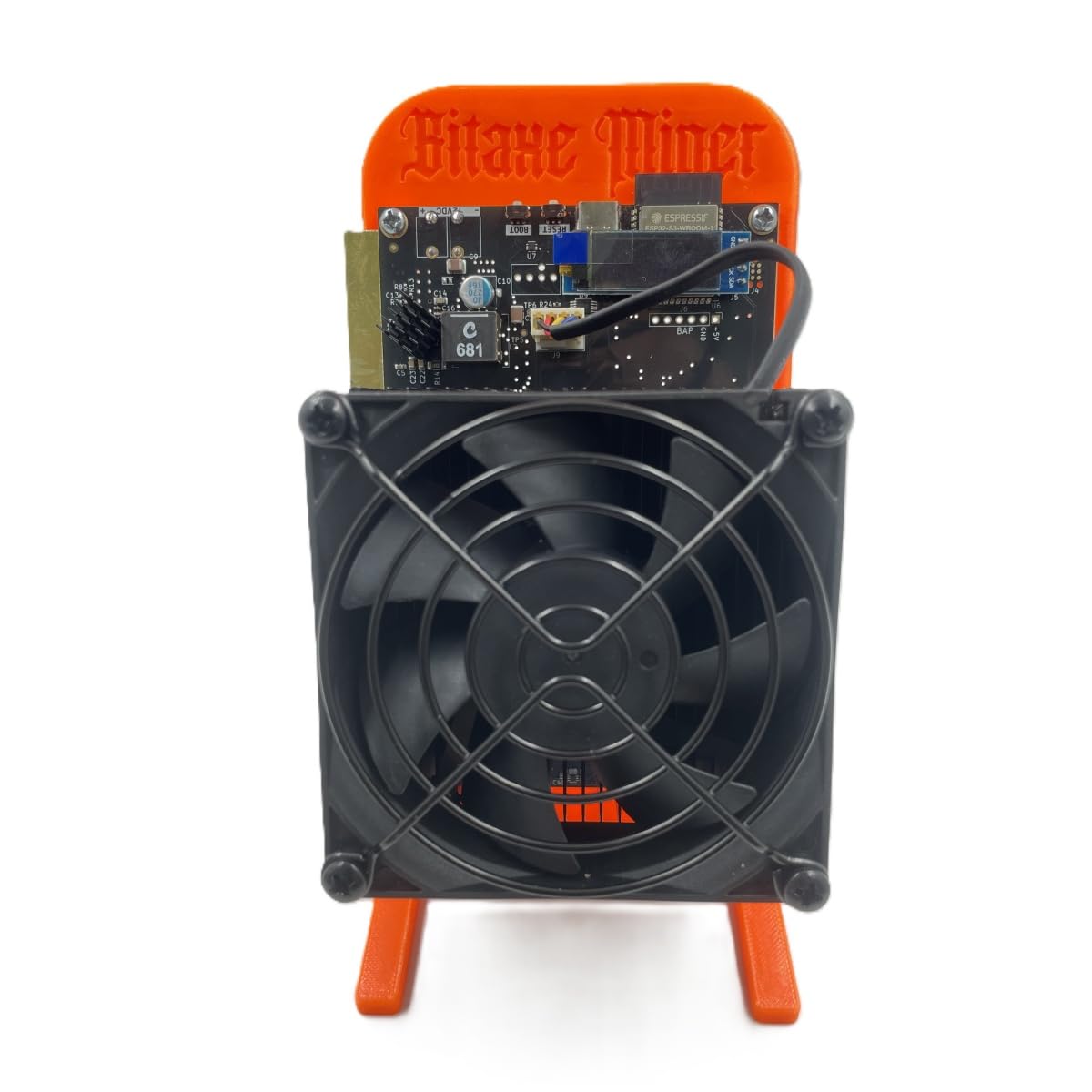 Bitaxe Supra Hex 701 Solo Miner, 4.2TH/s Hashrate, BM1368 ASIC Chip, 2.4G WiFi, Low Noise, Low power consumption, Open-Source Solo Mining Machine(orange) UK orange