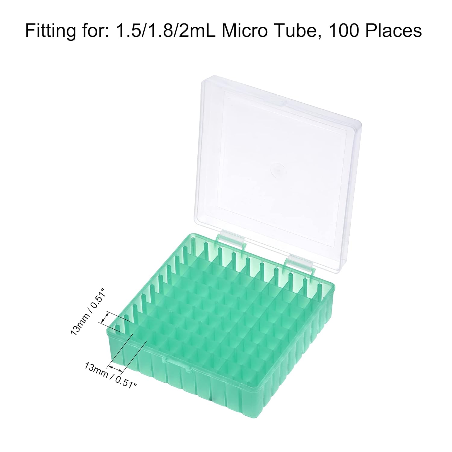 Buy uxcell Centrifuge Tube Freezer Storage Box 100 Places Waterproof