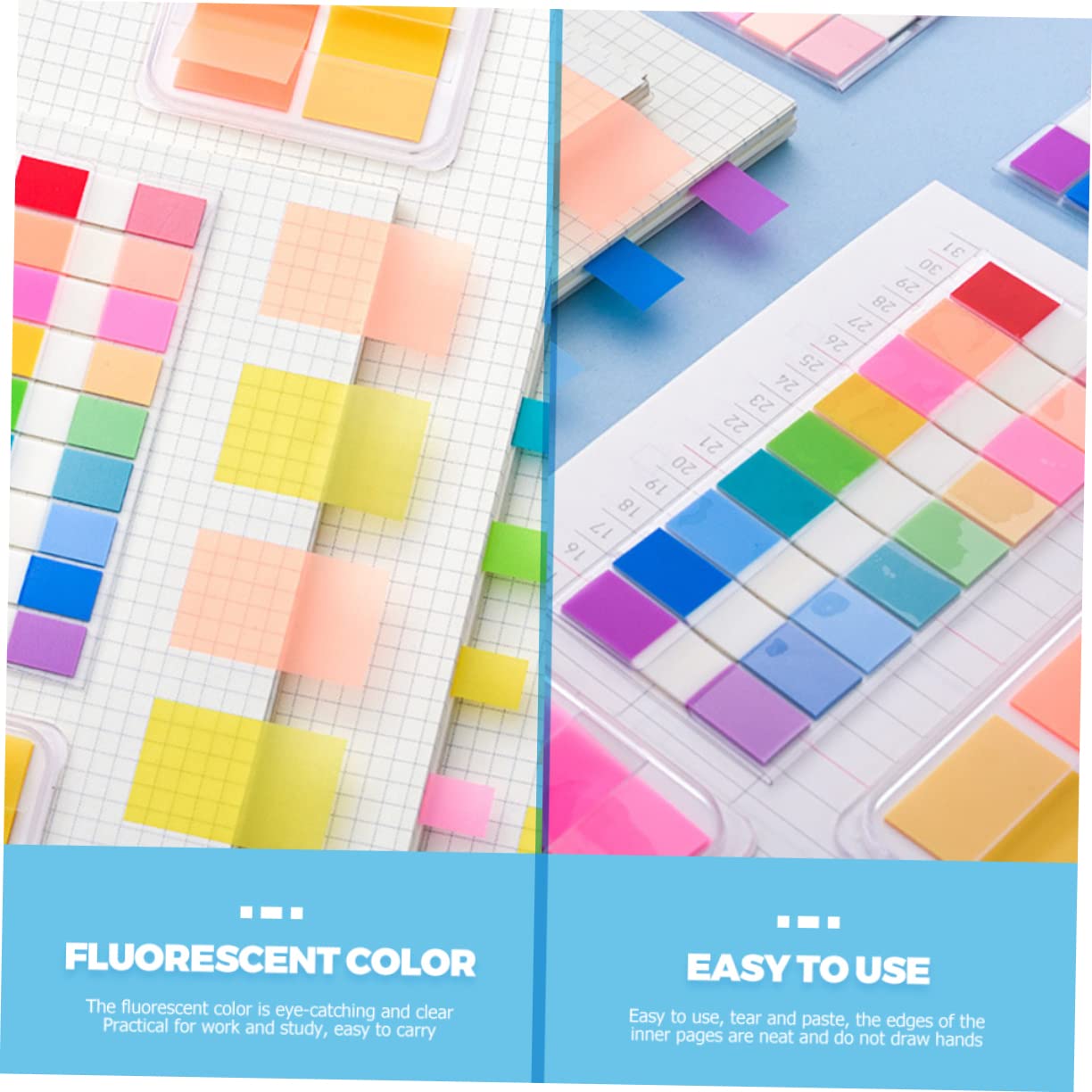 SHINEOFI 4500stücke Indexmarker Haftende Book Tabs Wiederverwendbare Sticky Tabs Praktische Seitenmarkierungen Für Schule Büro Und Zuhause Vielseitig Einsetzbar Für Notizen Und