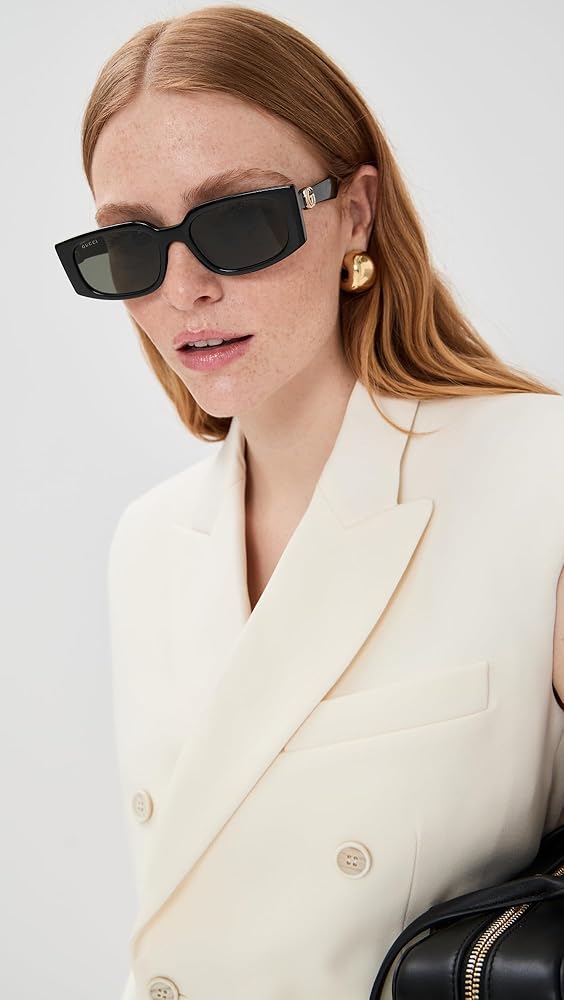 グッチ GUCCI サングラス GG1534S 001 ブラック レンズ グレー Amazon.com: Gucci Women's GG1534S Sunglasses, Black-Black