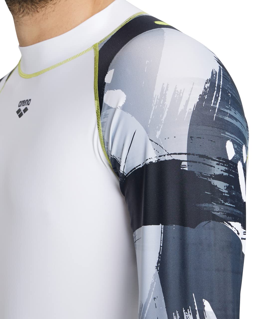 ARENA M Rash Vest L/S Allover UV Guard Hombre