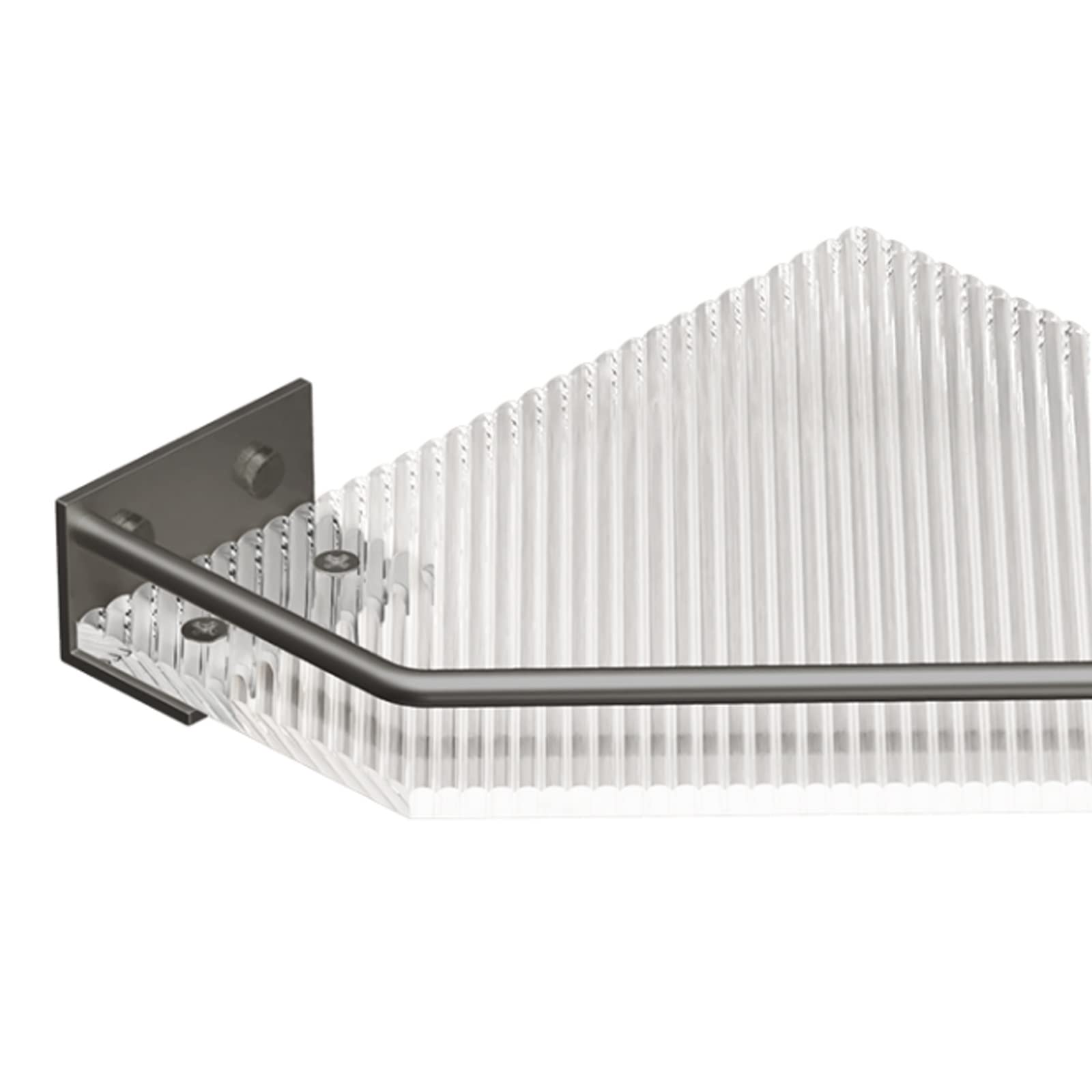 Estanteria Ducha Estante de esquina for baño con 2 ganchos, estante de pared de acrílico for baño, estante de ducha de acero inoxidable con riel, estante for colgar en la pared en la cesta triangular