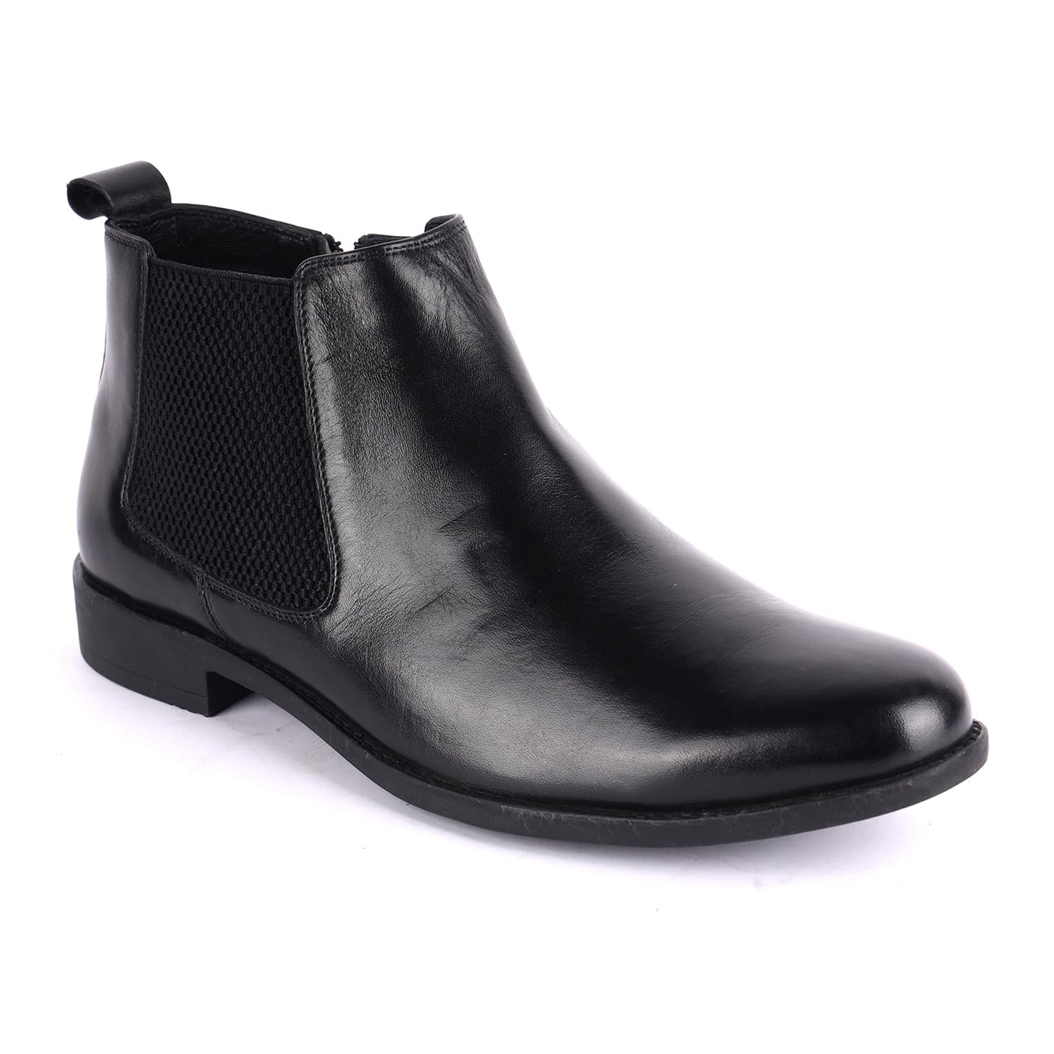 British Walkers Leather Casual Zipper Boots for Men-image-8