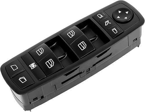 Interruptor de ventana eléctrica Interruptor de control maestro Interruptor de control delantero del lado del conductor, piezas de repuesto para