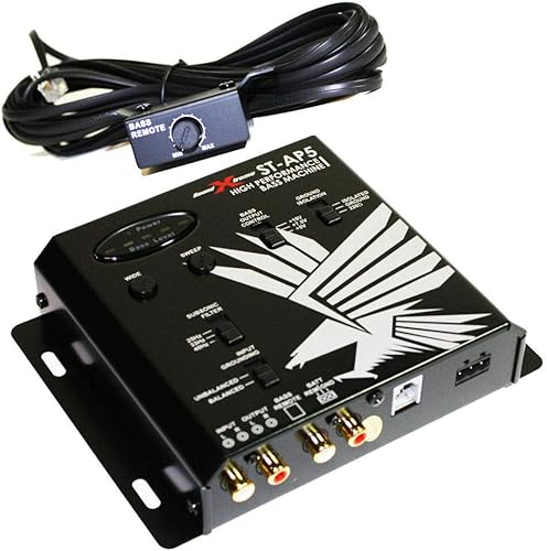 Miniatura 5 de Soundxtreme ST-AP5 - Máquina de control digital de graves y procesador de restauración de graves con reconstrucción de epicentro, perilla de bajo de