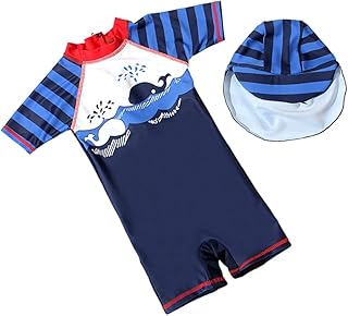 BESTOYARD 1 Conjunto De Maiô De Uma Peça Para Meninos Maiô Para Meninos Maiôs Com Chapéu De Sol Maiôs De Praia Maiôs Maiôs Maiôs Meninos Jaqueta De Água