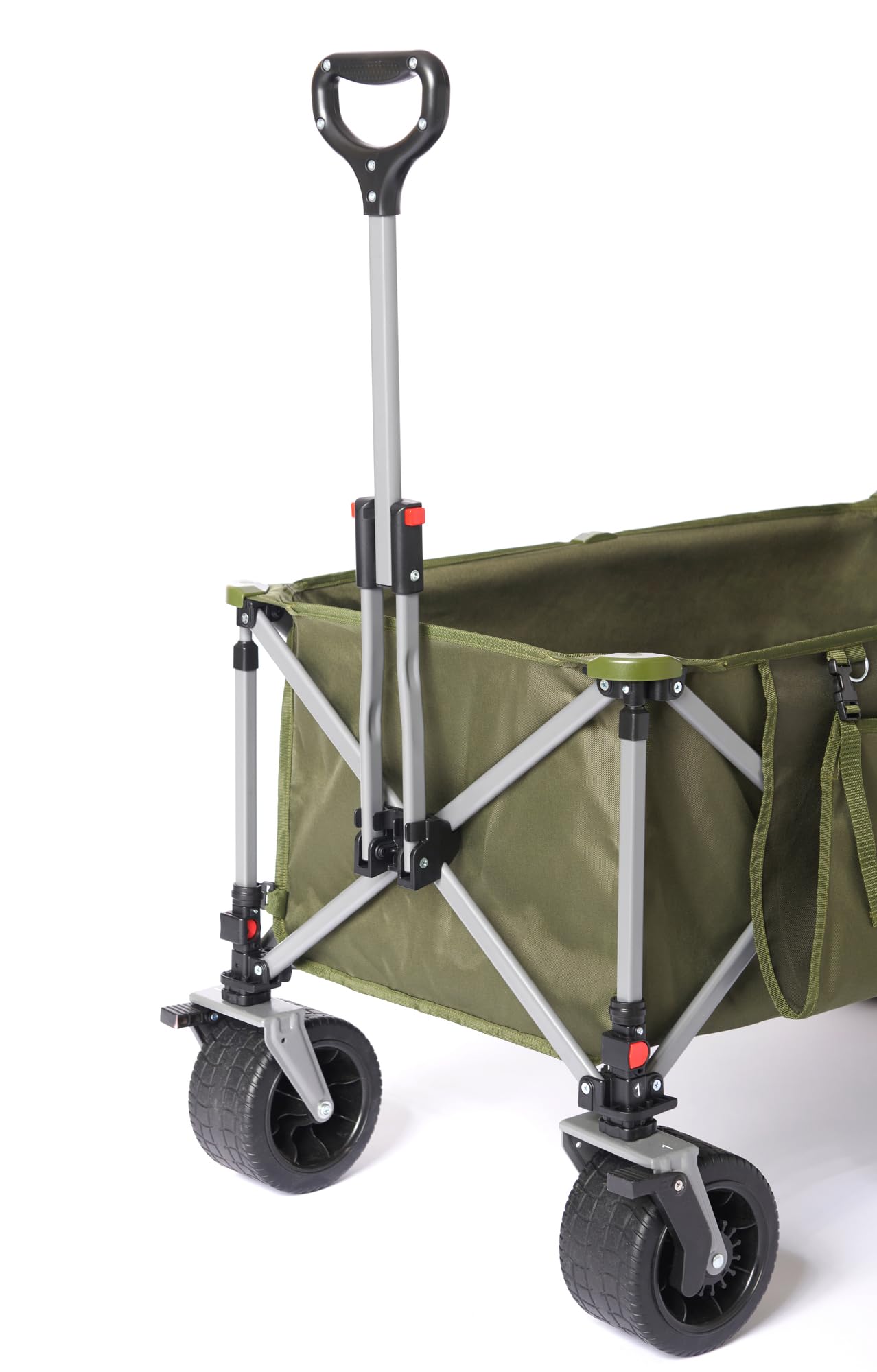 Coleman Carro de Camping Plegable | Carro Plegable de Arrastre |Carrito de Festivales de 4 Ruedas | Carro de Mano portátil |Ruedas Desmontables |Capacidad de Carga de hasta 180 kg | 116 x 60 x 58 cm